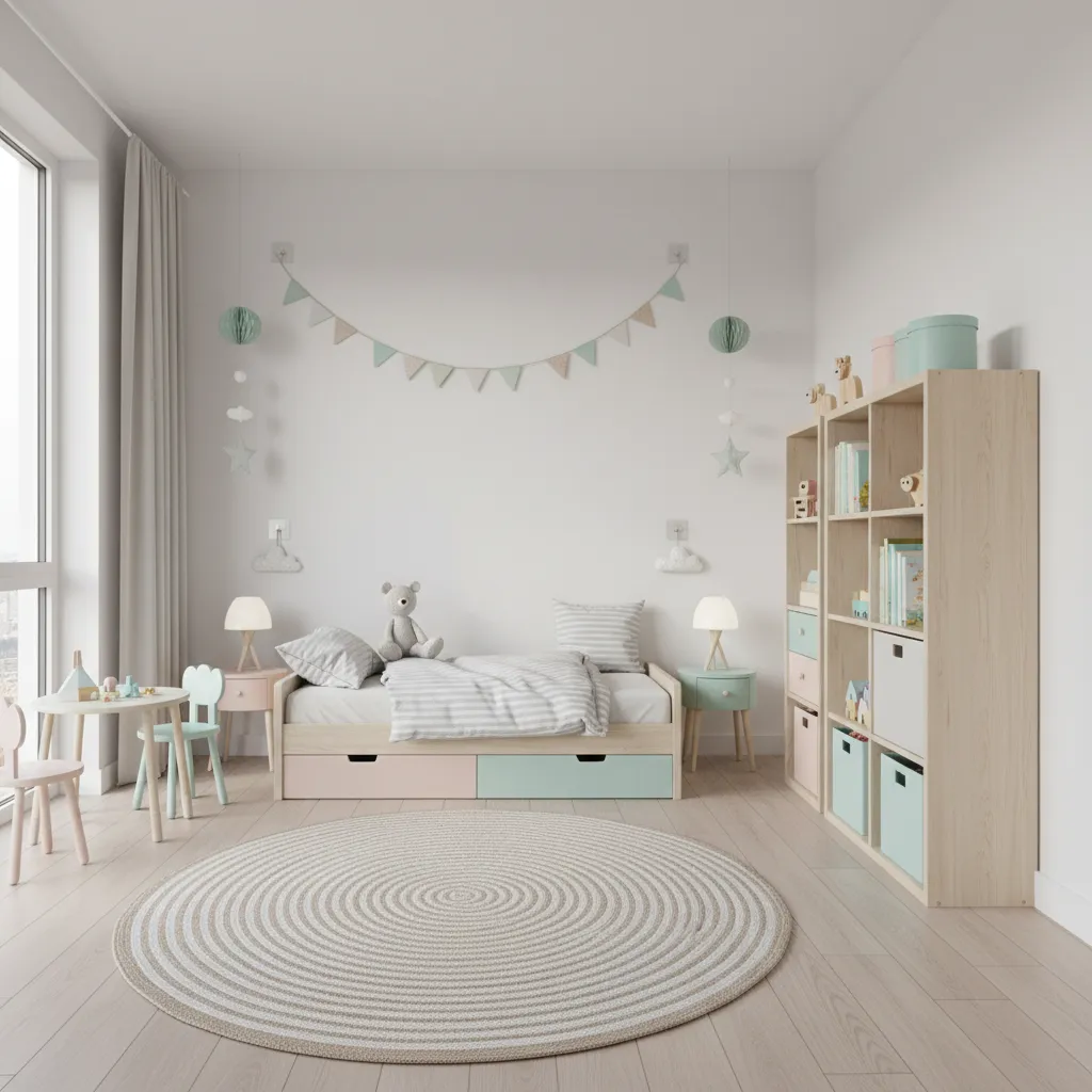 Best Methods to Secure Lightweight Ceiling and Wall Decor in Kids Rooms