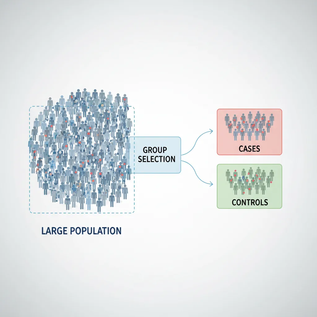 Visualización de selección de grupo de control comparable dentro de una población