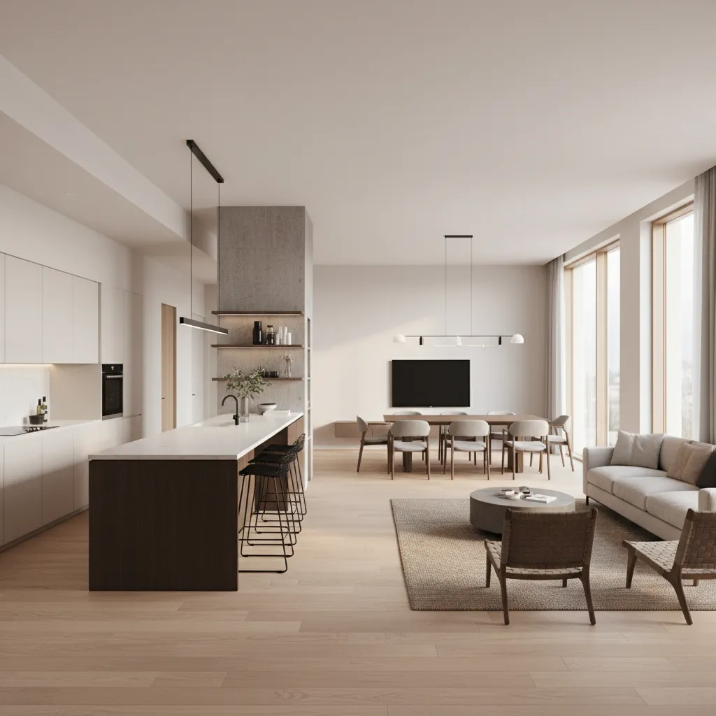 Design Techniques to Create a Functional Semi-Open Floor Plan: Practical layout strategies designers use to balance openness, zoning, and privacy in semi‑open homes