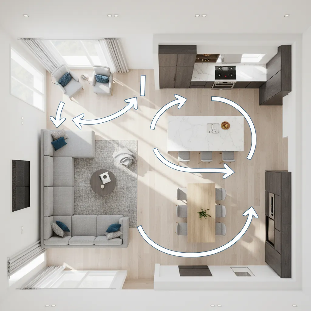 Poor Traffic Flow Between Spaces