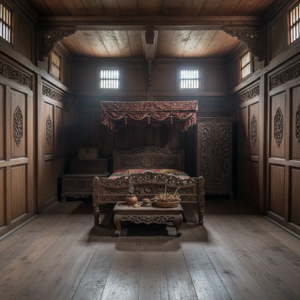 Ruang senthong dalam rumah Joglo