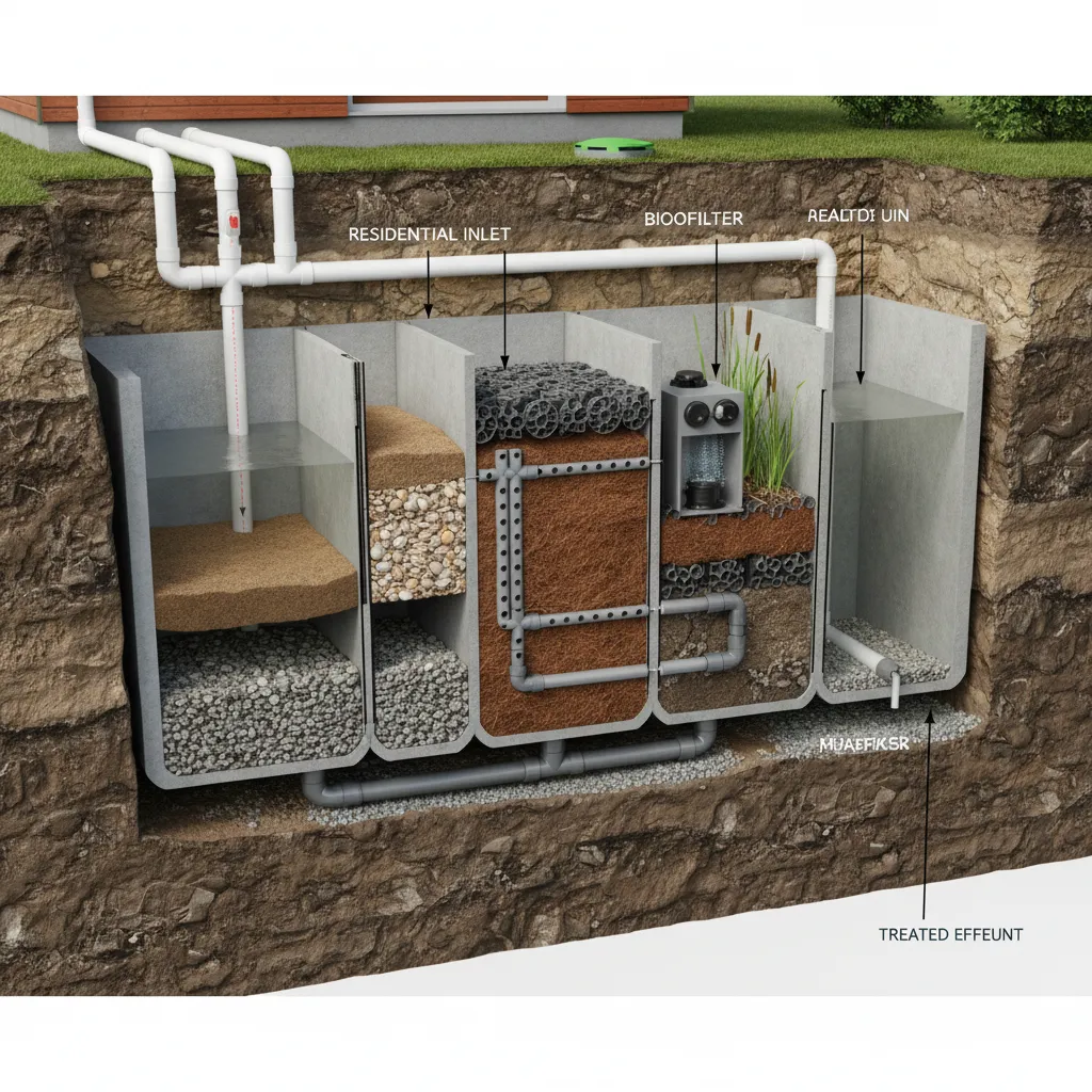 Sistem septic tank biofilter modern untuk rumah