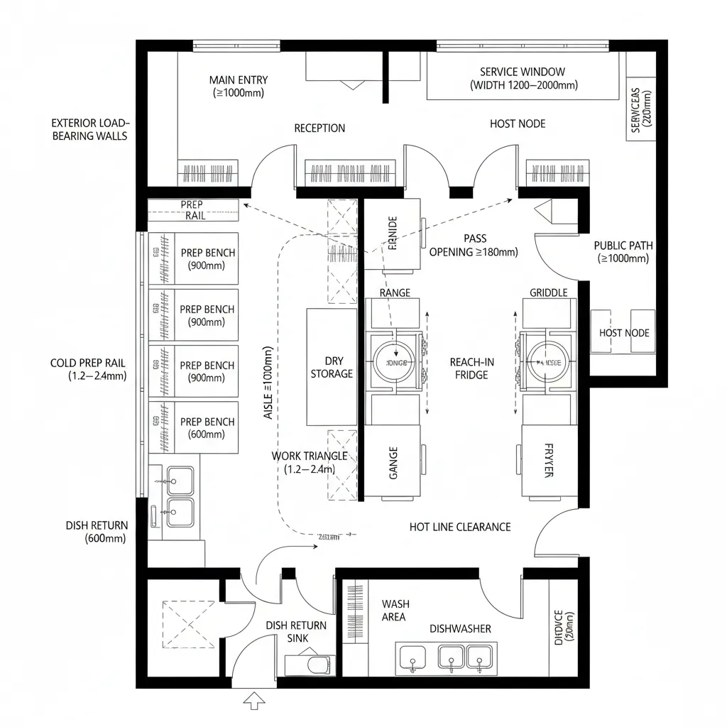 Kitchen Congestion at Peak? Restaurant Kitchen Layout Fix