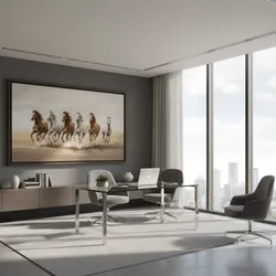 How Businesses and Offices Use 7 Horses Paintings for Success and Growth