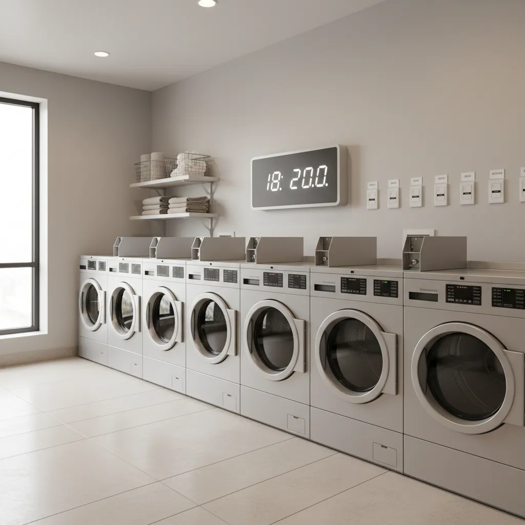 External Timer Use in Apartment and Shared Laundry Facilities