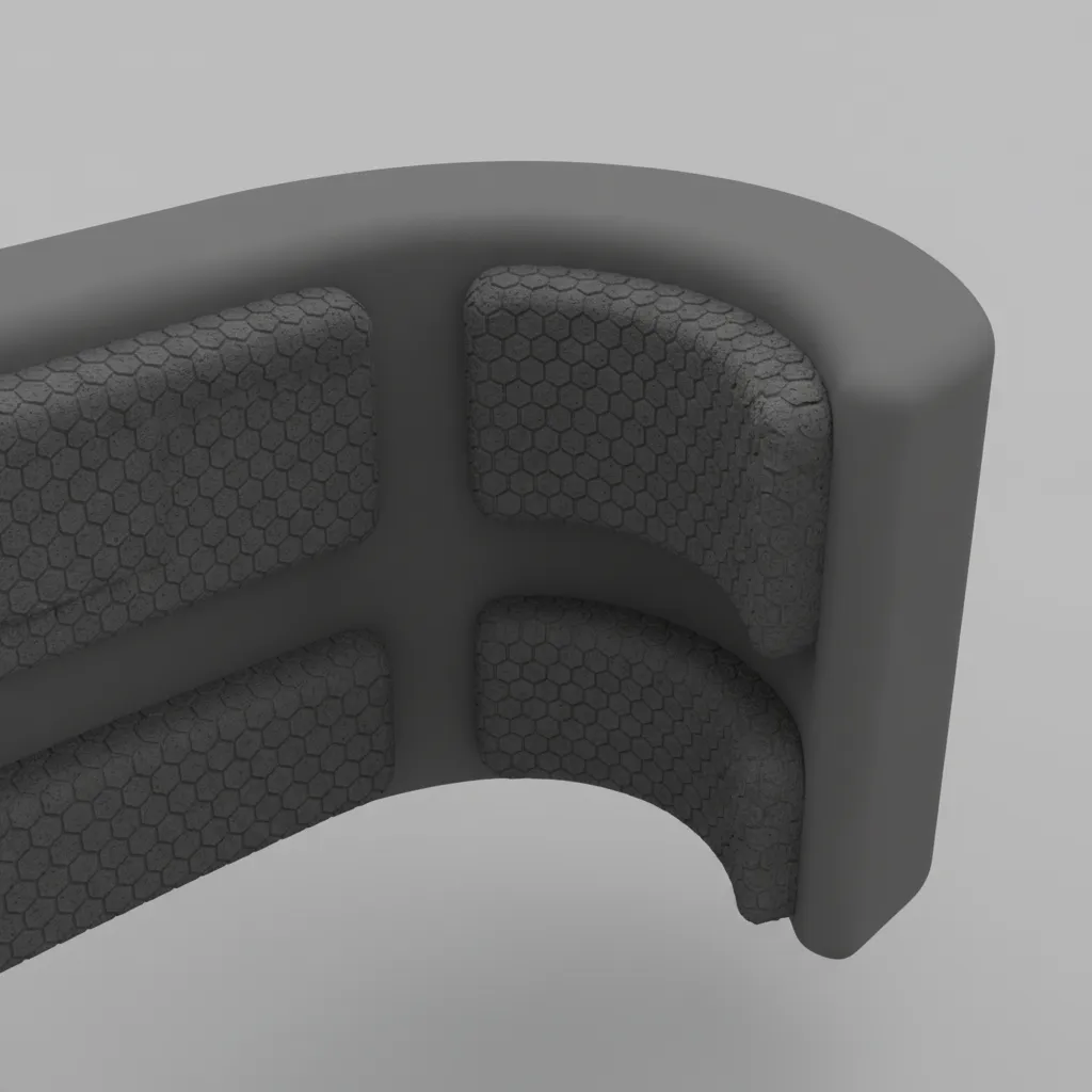 Textured friction pads inside fitted sheet lock clip designed to protect fabric