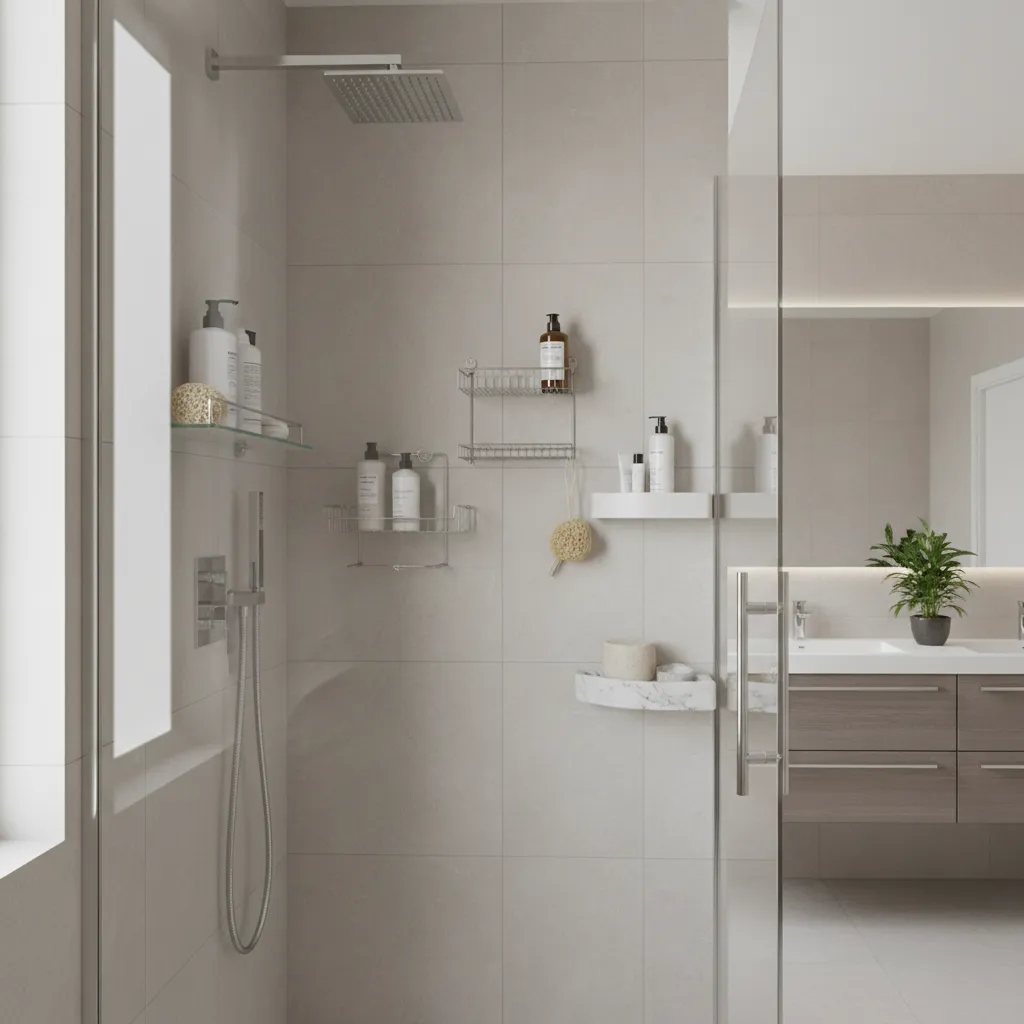 Shower Shelf Materials Compared: Glass vs Metal vs Plastic vs Stone