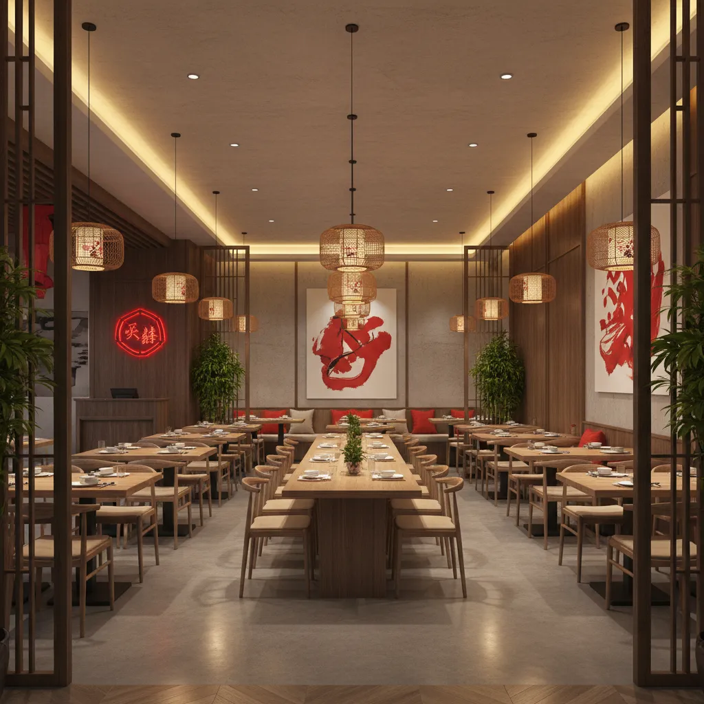 Casual Chinese restaurant interior similar to Szechuan Kitchen Portland Maine