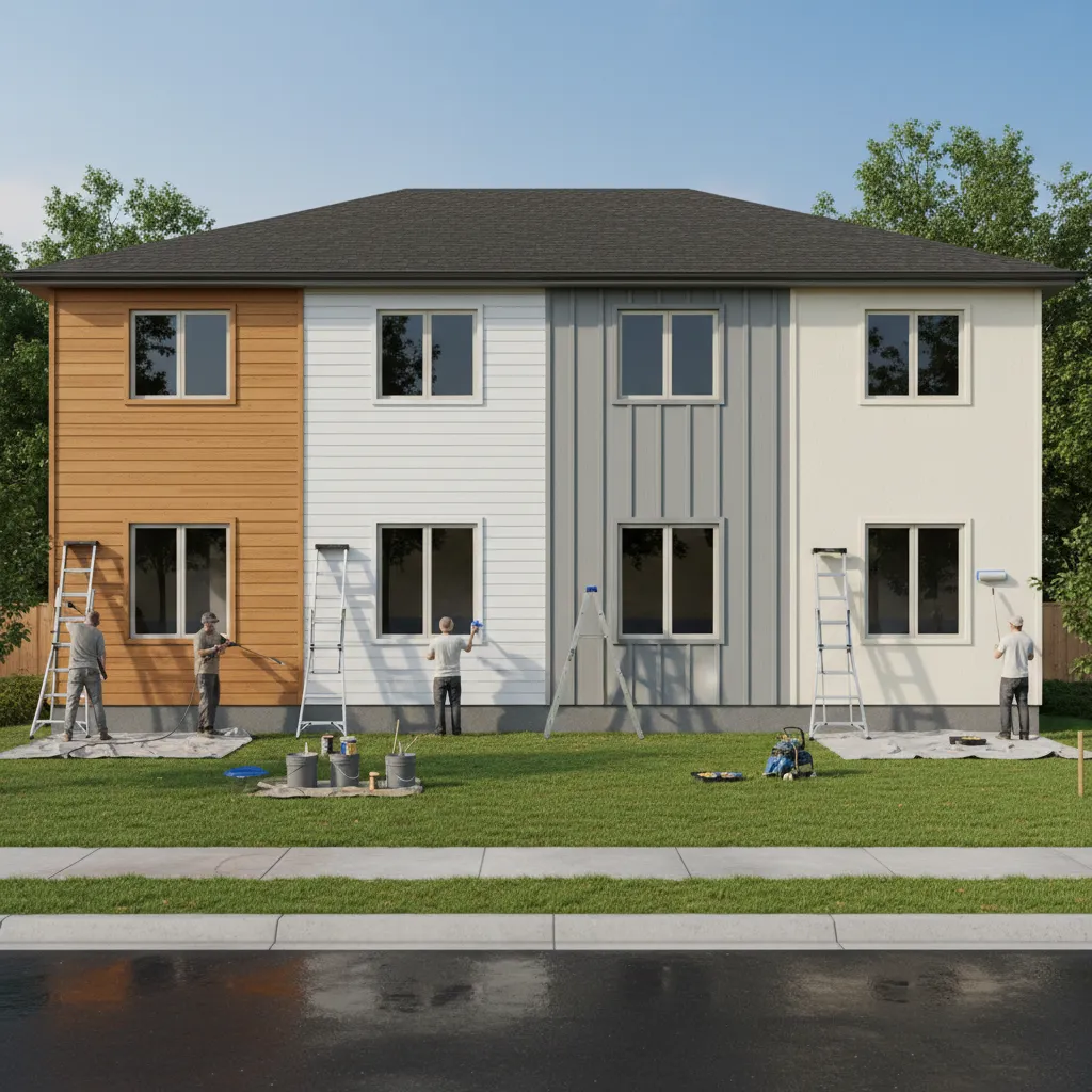 How Siding Type Affects Exterior Painting Cost