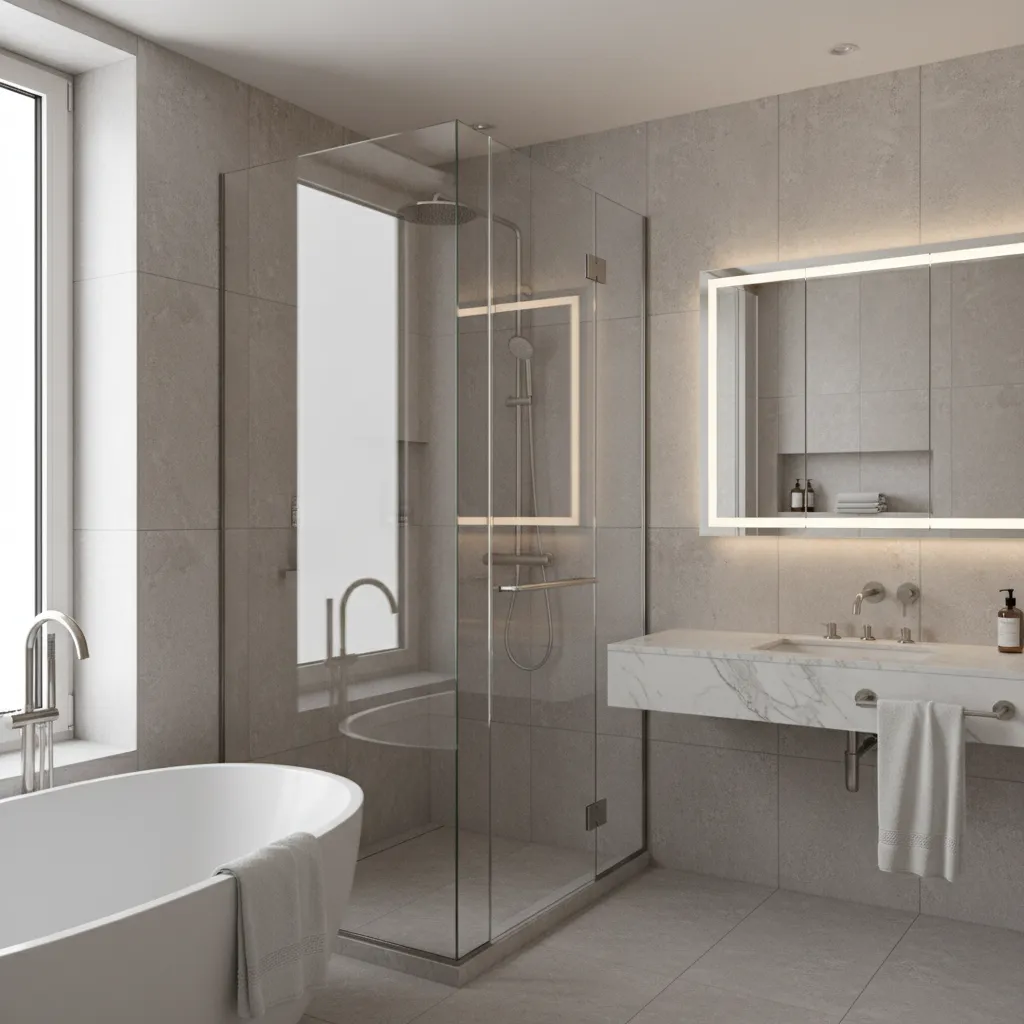 5 Luxury Metallic & Silver Bathroom Design Trends