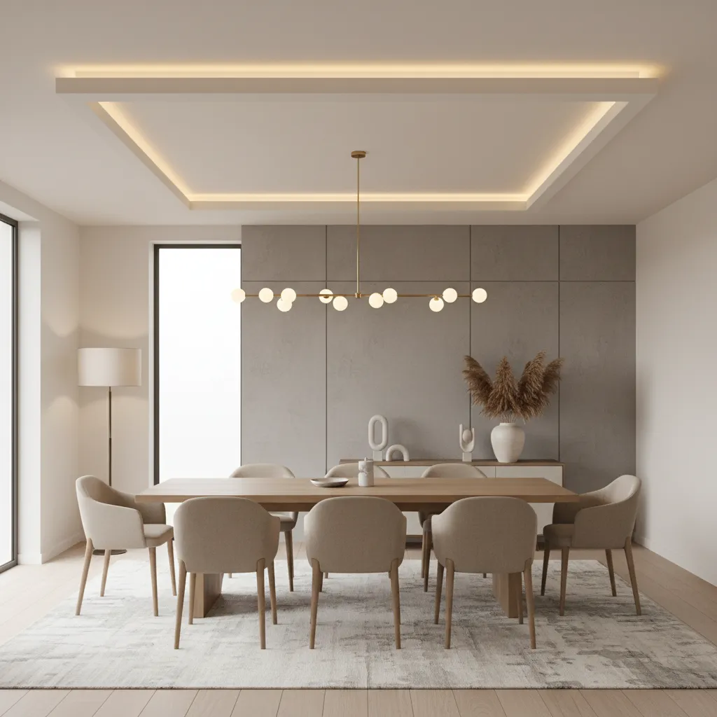 Simple False Ceiling Designs for Dining Room