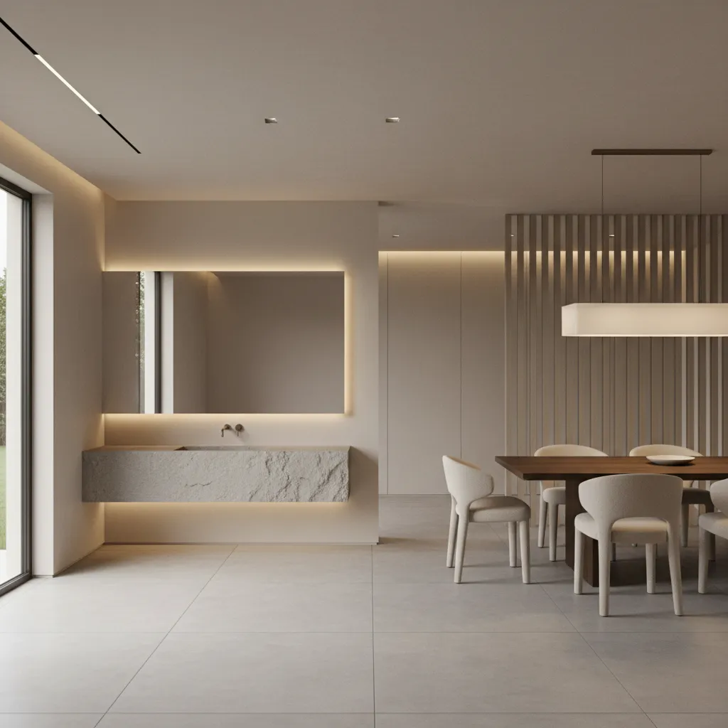 Simple Wash Basin Designs for Dining Room