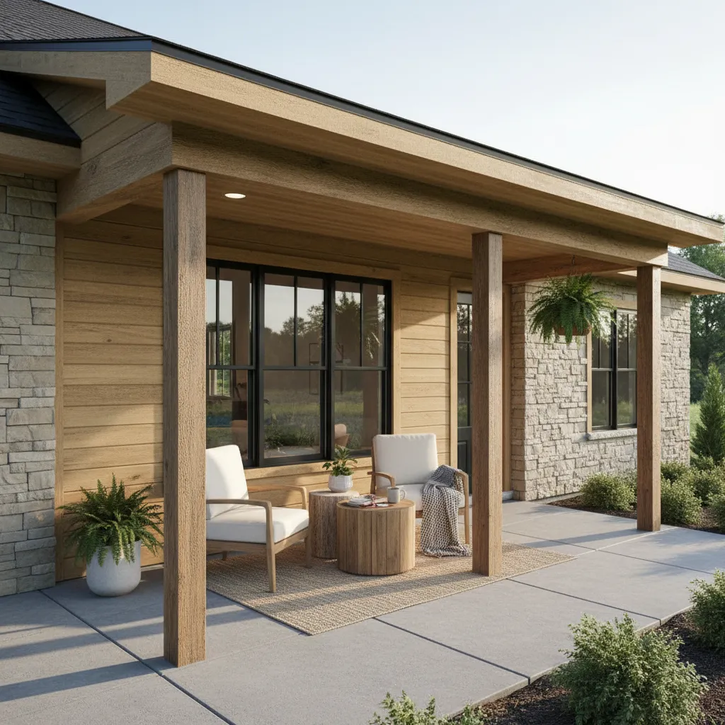 Diseños de porches para casas sencillas