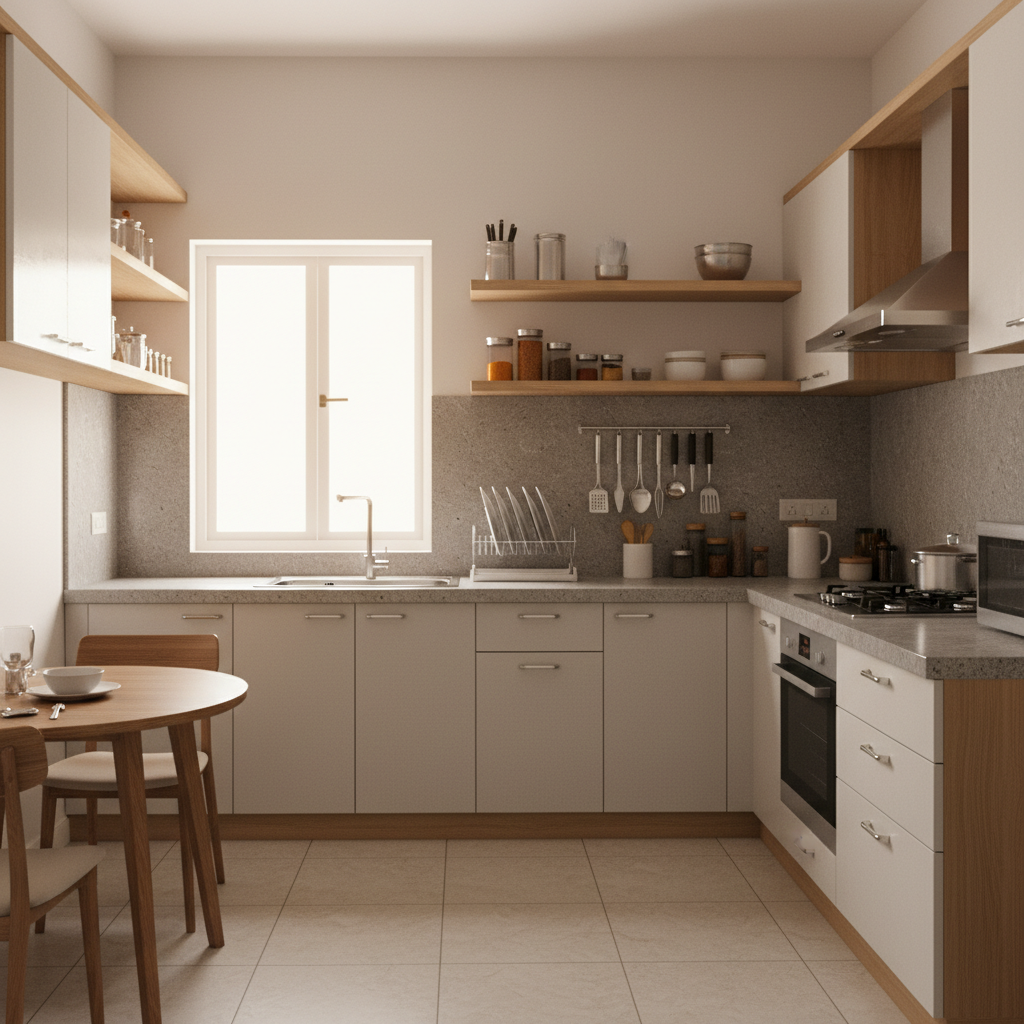 Small Kitchen, Tight Budget? Simple Indian Kitchen Design