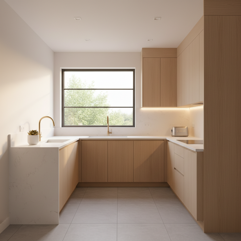 Simple Kitchen Setting Kitchen Feels Cramped? 5 Simple Kitchen Room Design Ideas