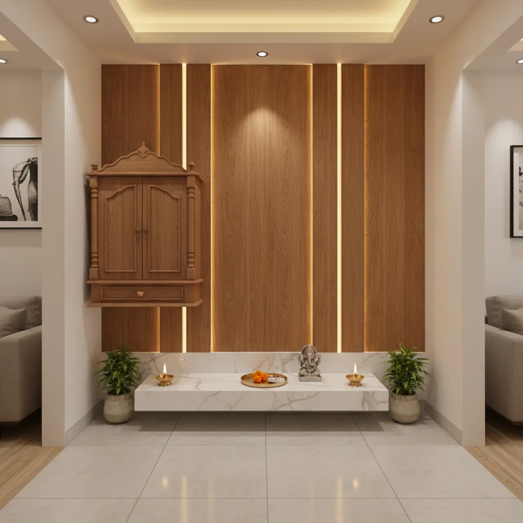 5 Simple Pooja Room Design Ideas for Small Homes