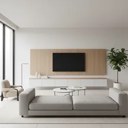 Simple TV Wall Unit Designs for Living Room