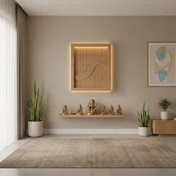 Simple Pooja Mandir Designs for Walls That Fit Modern Homes