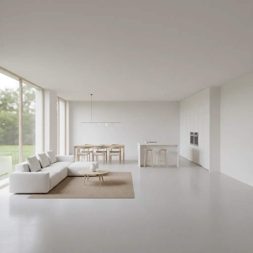 Simplified 3D house model optimized for presentation performance