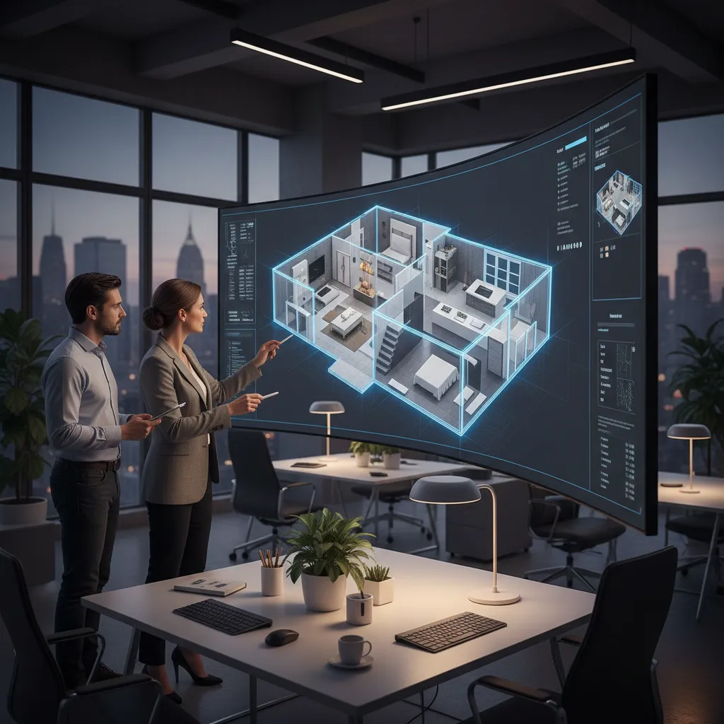 Simulasi denah rumah menggunakan software desain