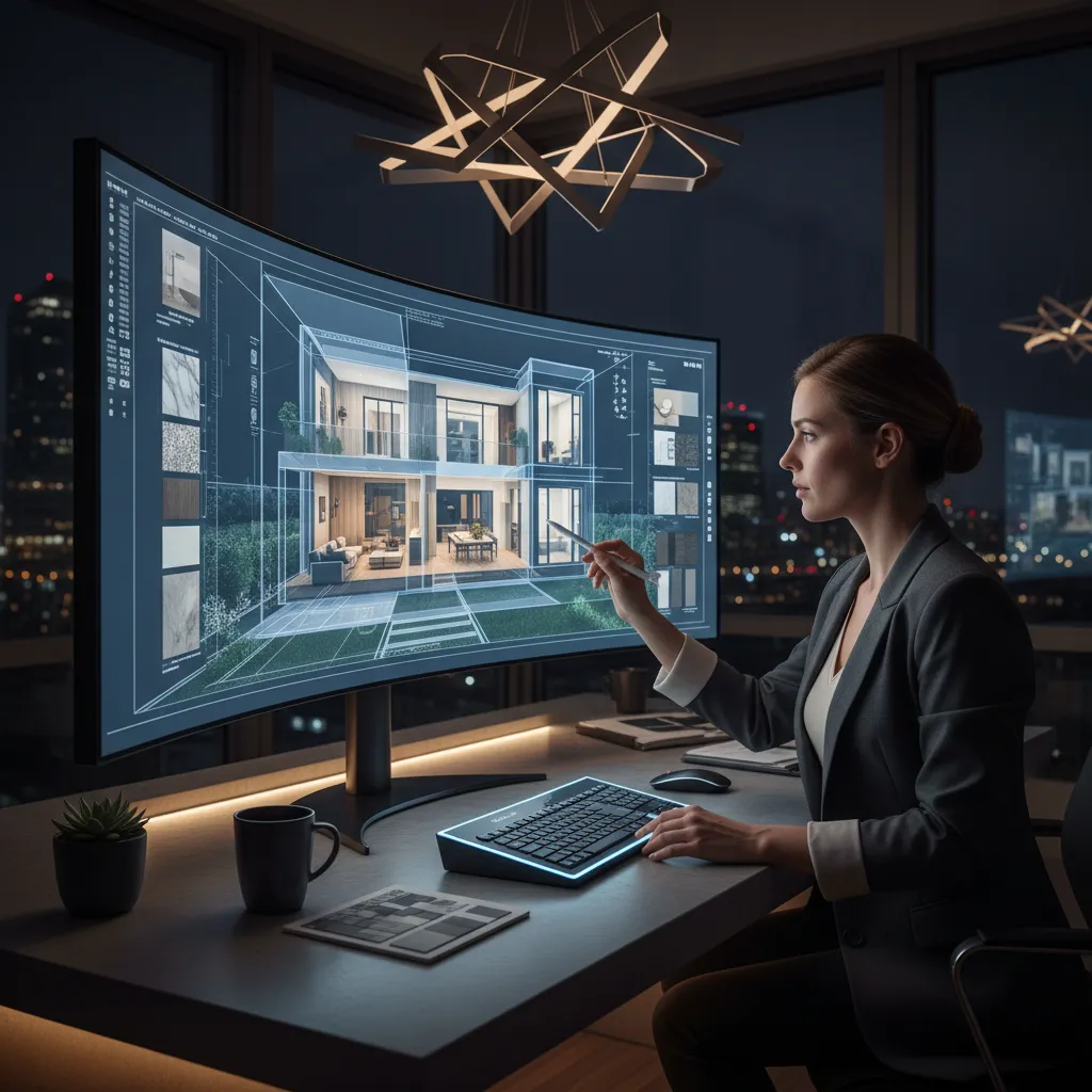 Simulasi desain rumah menggunakan perangkat digital