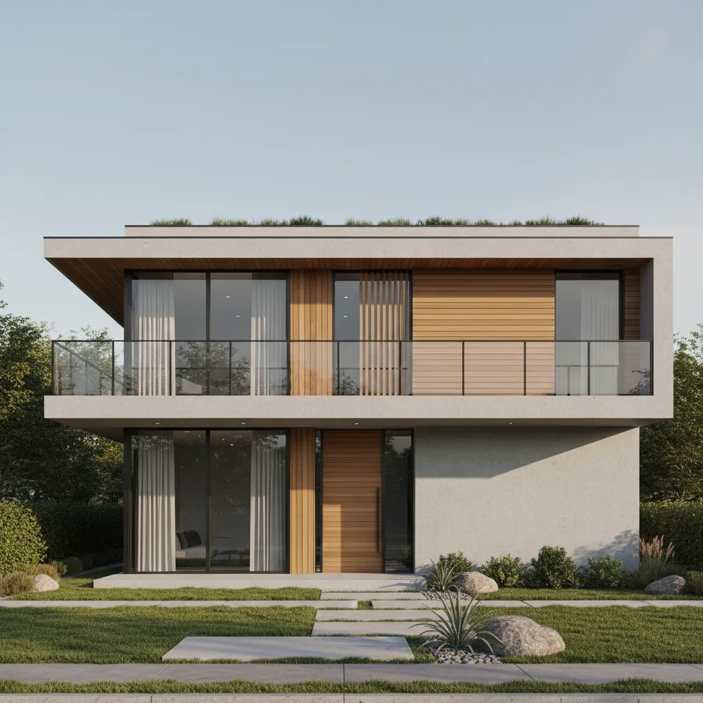 Balcony design elevation ideas for single floor homes