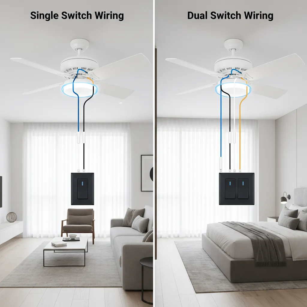 Common Wiring Configurations Using Blue and Black Wires
