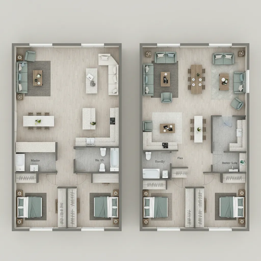 Single Wide vs Double Wide Mobile Home Floor Plans Compared