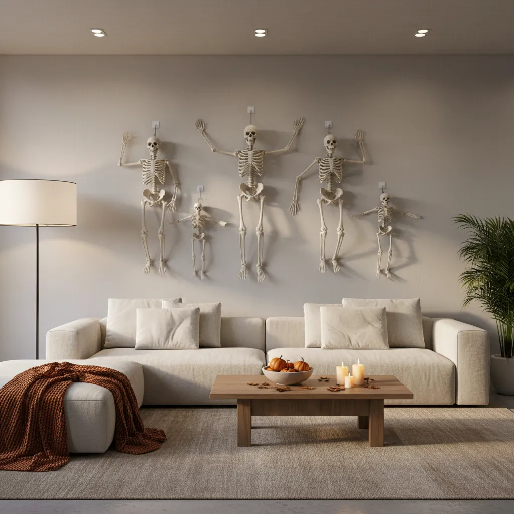 Skeleton Wall Decor Safety and Wall Protection Tips