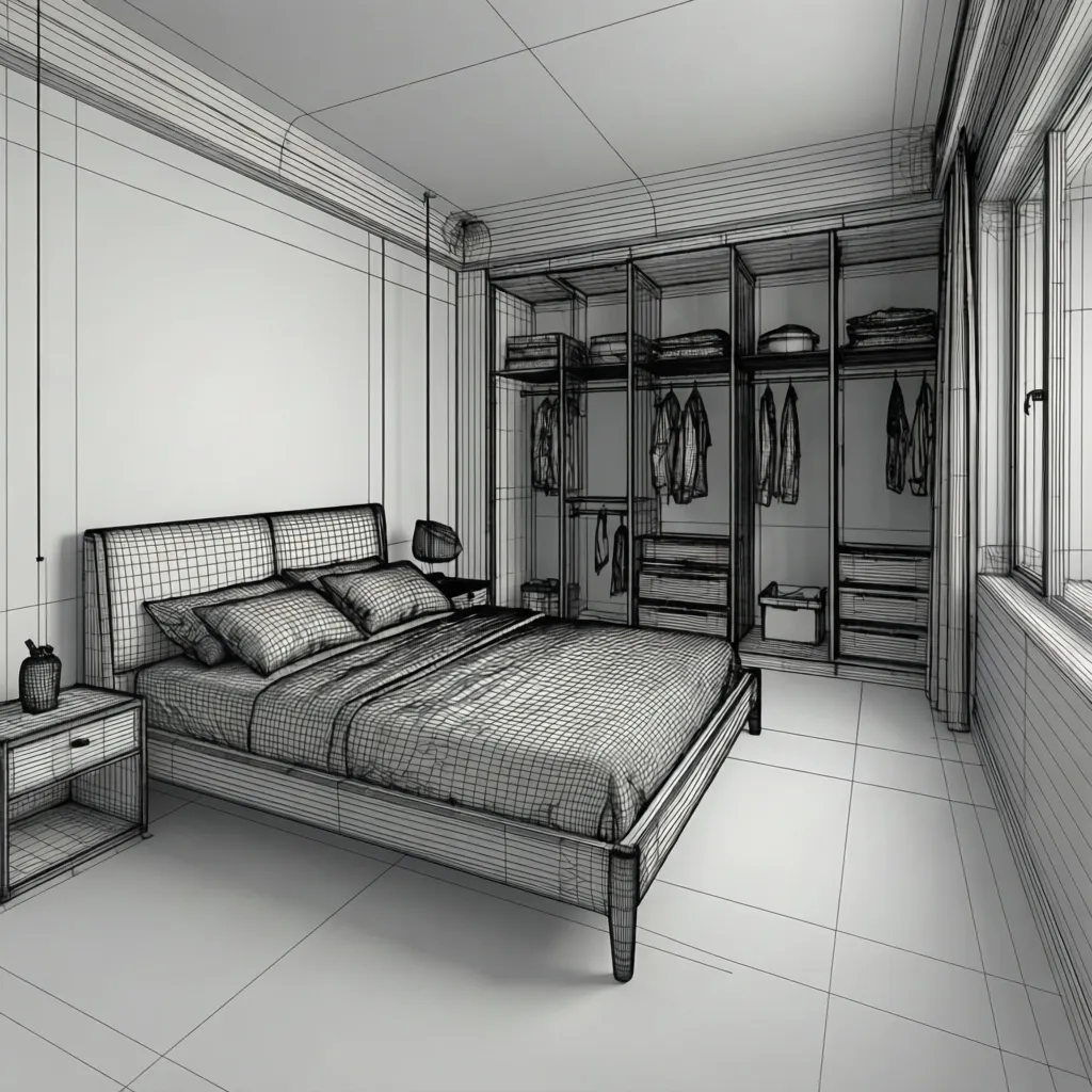Coohom vs SketchUp for Bedroom Layout Design