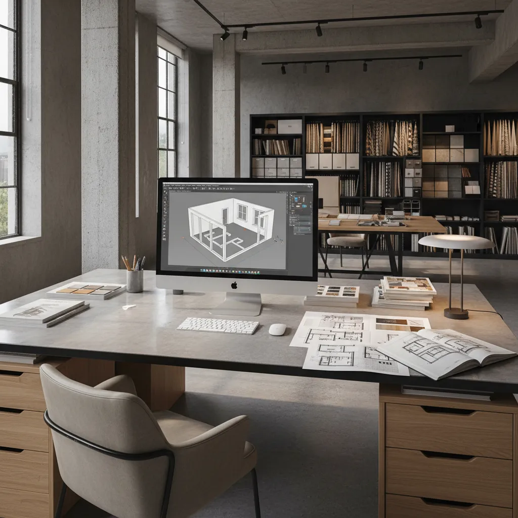 Diseño de interior a partir de una imagen en SketchUp