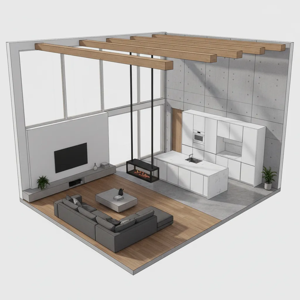 Casa de diseño interior con SketchUp: guía real