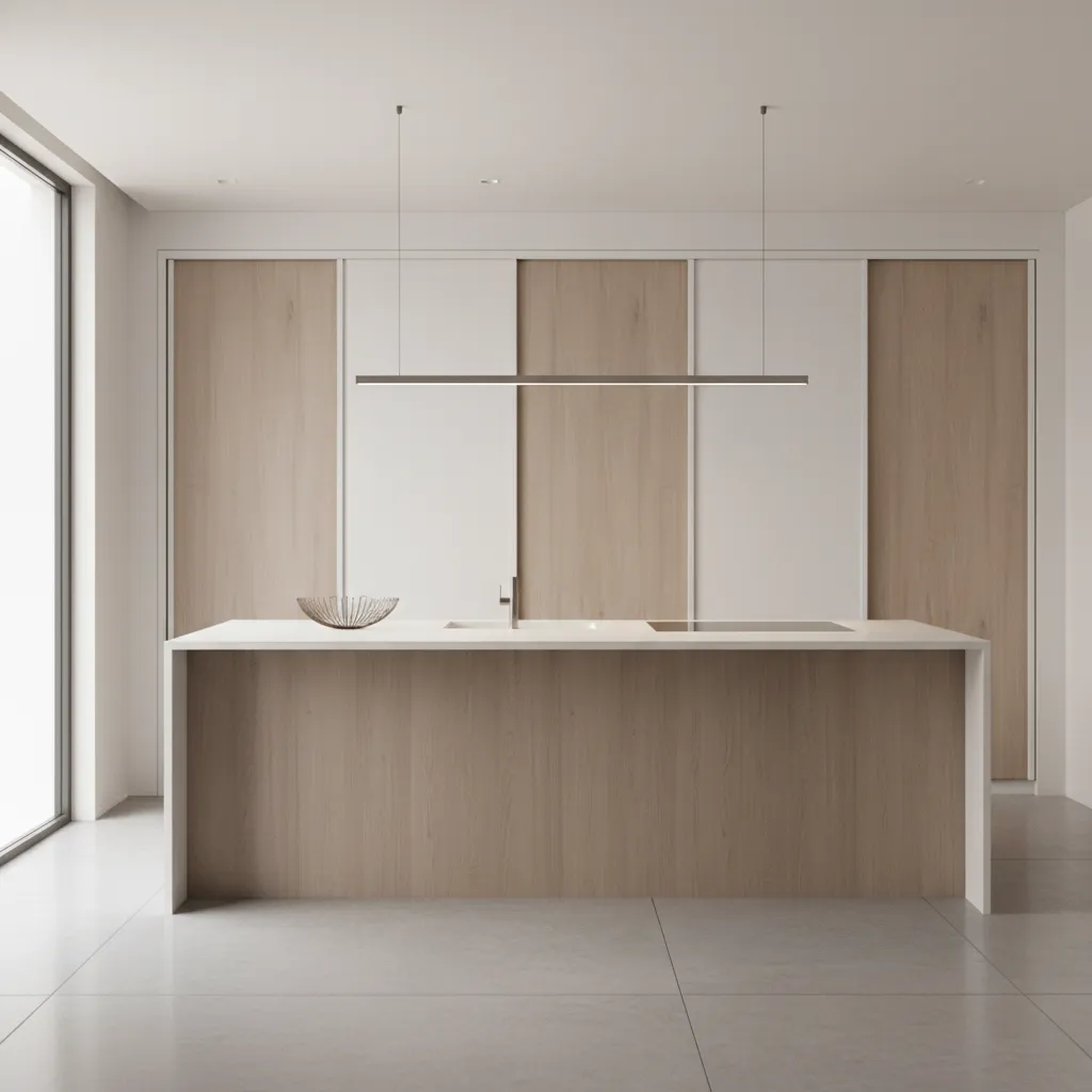 Sliding Door Kitchen Cabinets in Modern and Commercial Kitchen Design