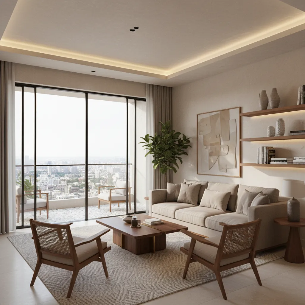 5 Sliding Door Designs for Living Room in India