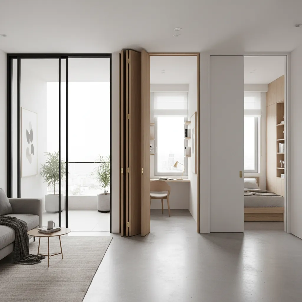 Sliding vs Folding vs Pocket Door Shutters for Small Spaces