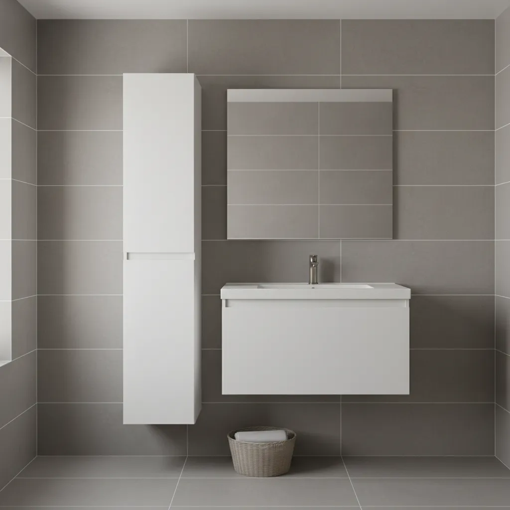 Slim Cabinets for Compact Bathrooms