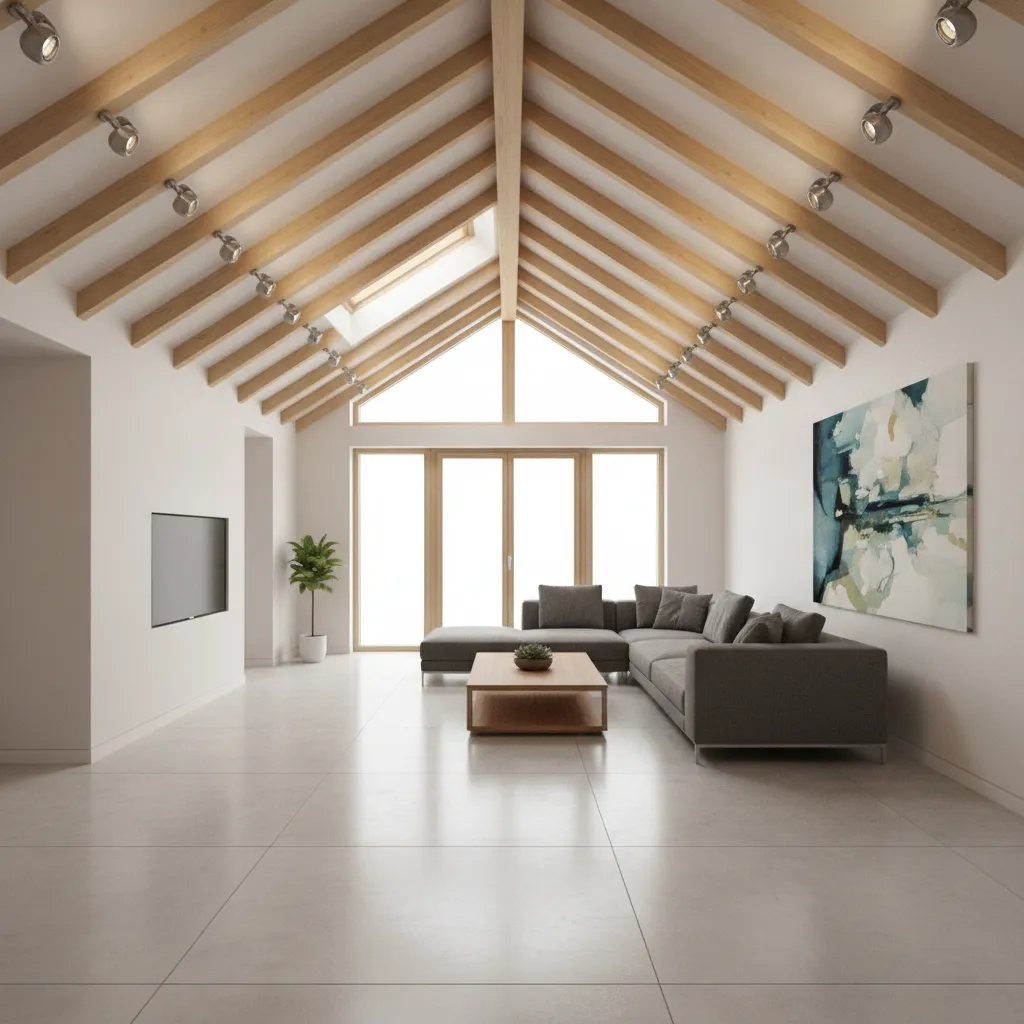 Safe Lighting Installation on Sloped Ceilings