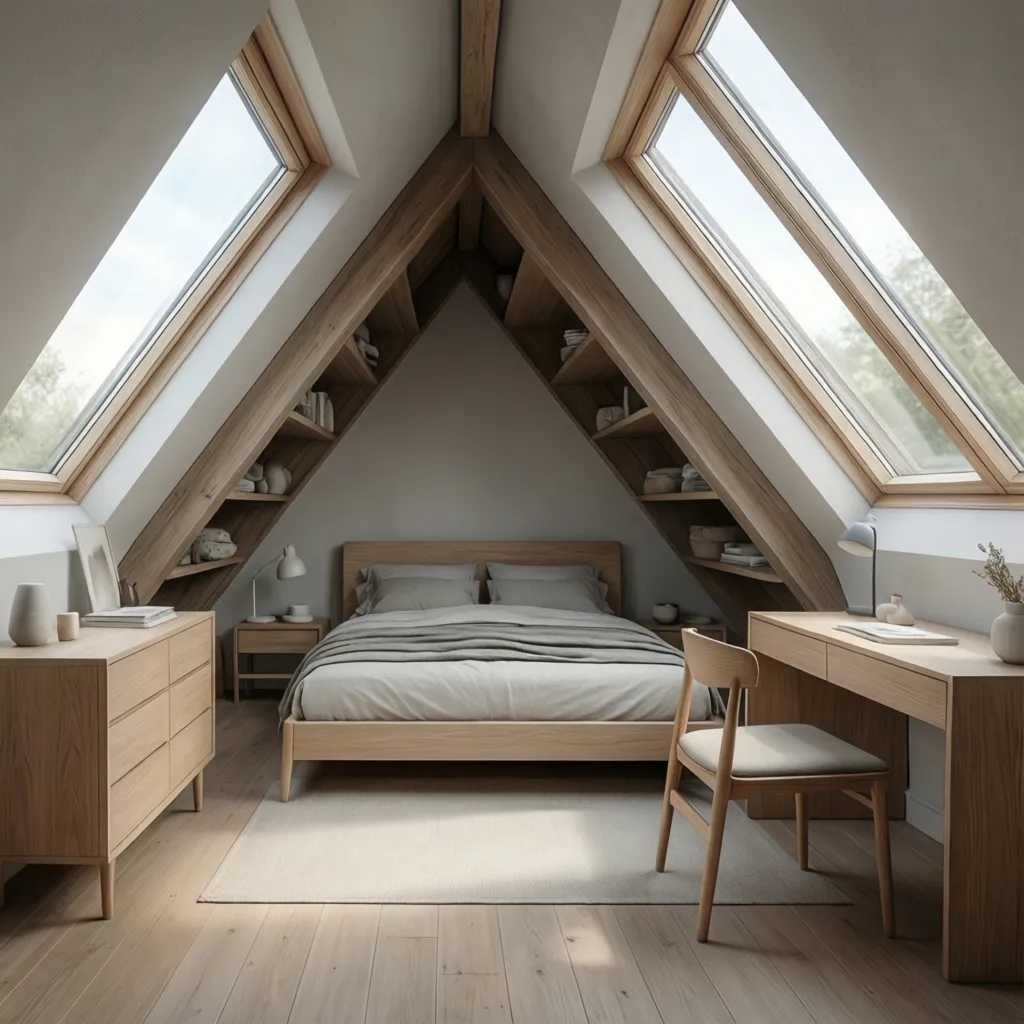 Space Optimization Ideas for Rooms With Sloped Walls