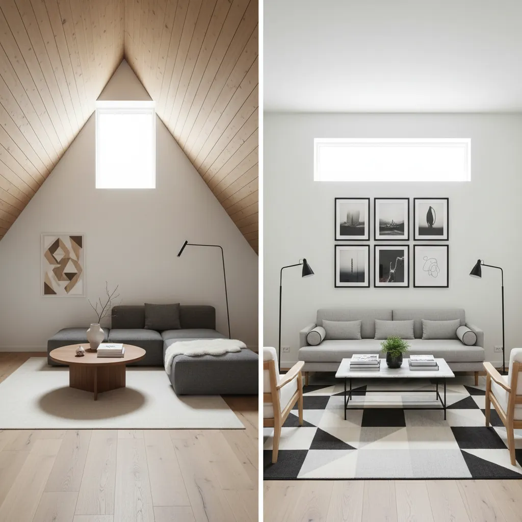 Decorating Sloped Walls vs Straight Walls Design Differences and Best Practices