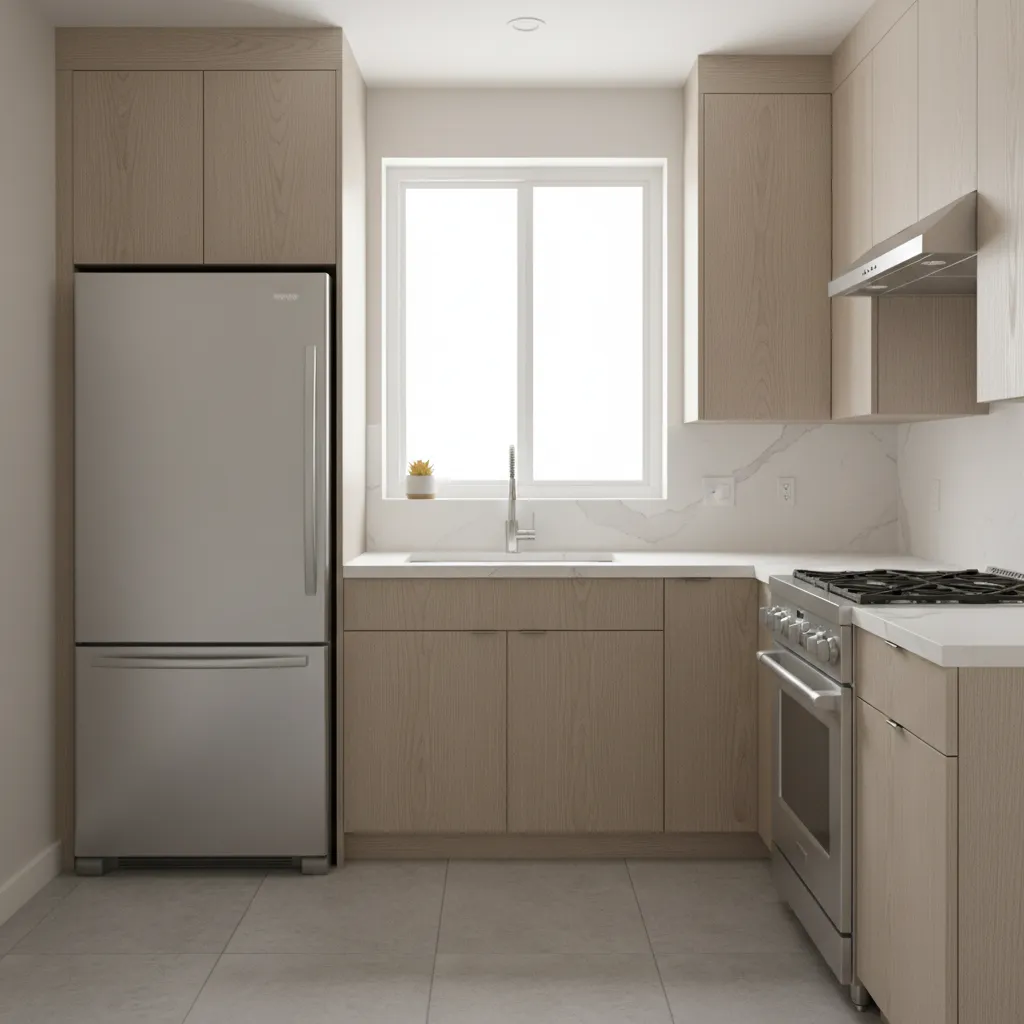modern small 10 x 11 kitchen interior example