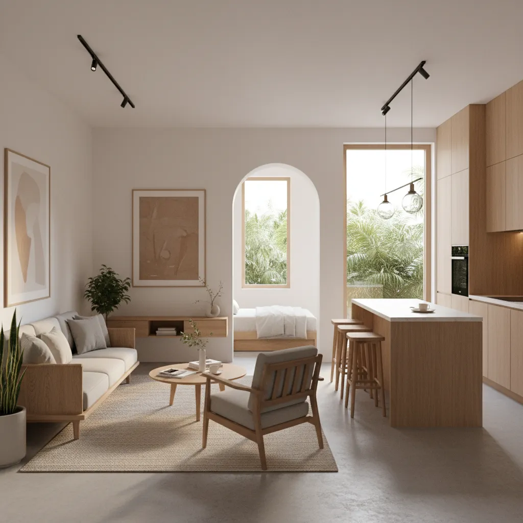 Thiết Kế Nhà Cấp 4 60m2 1 Phòng Ngủ: Bố Trí Đẹp Và Tiện Nghi