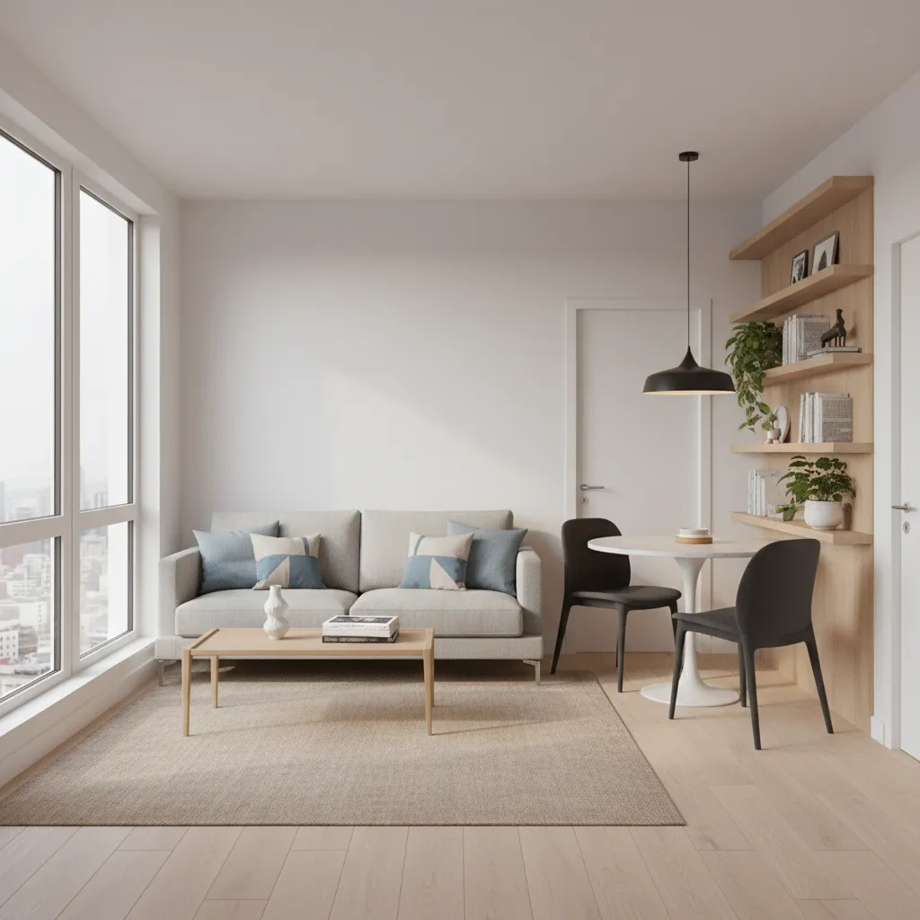 Thiết kế căn hộ nhỏ với bố trí nội thất tối ưu