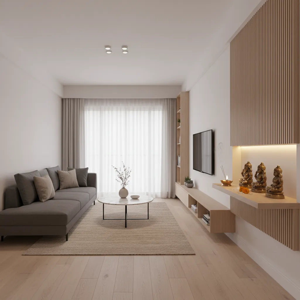 Small Space Pooja Room Ideas for Apartments in the United States