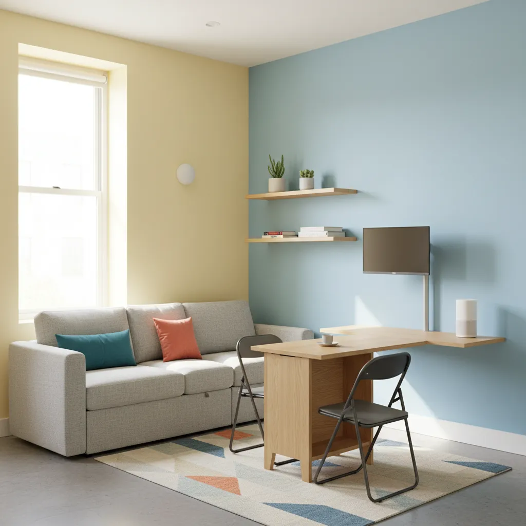 Diseño inteligente para departamento pequeño