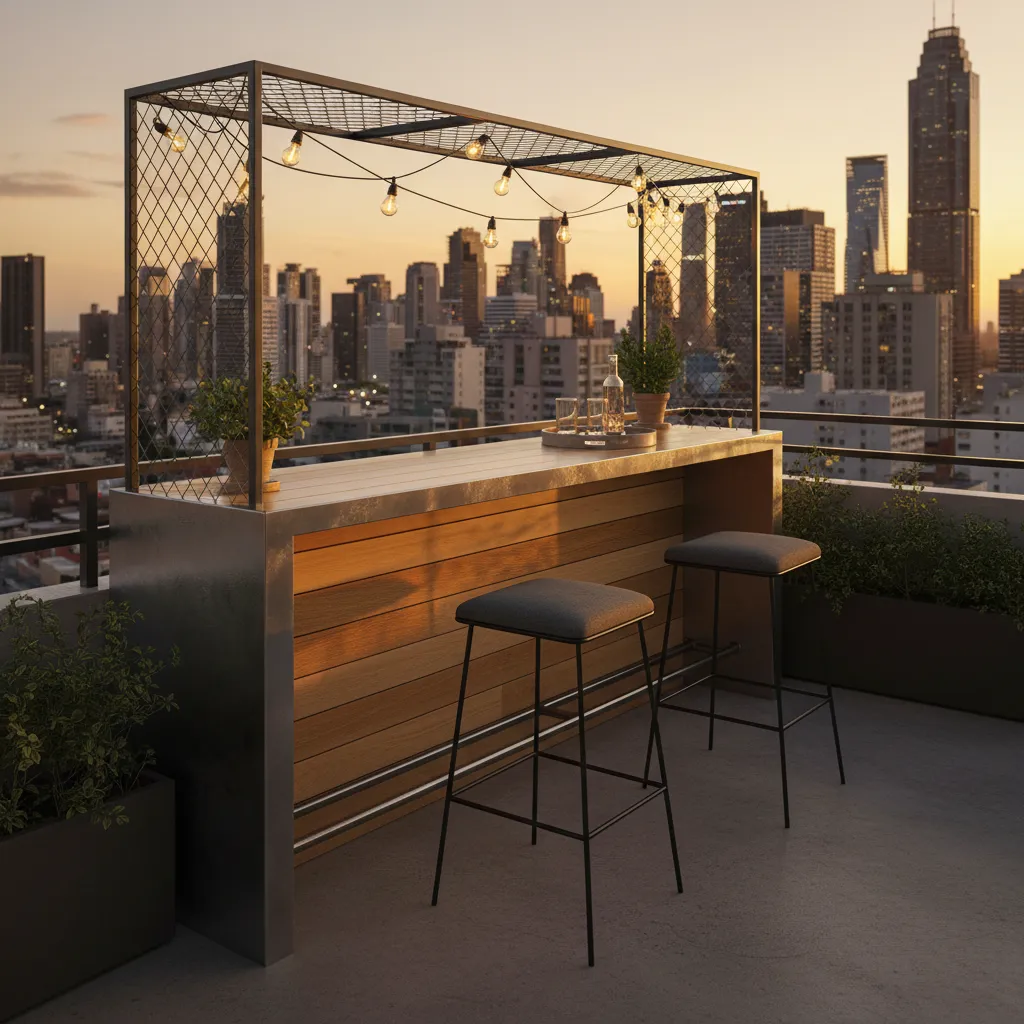 5 Balcony Bar Design Ideas That Maximize Small Space