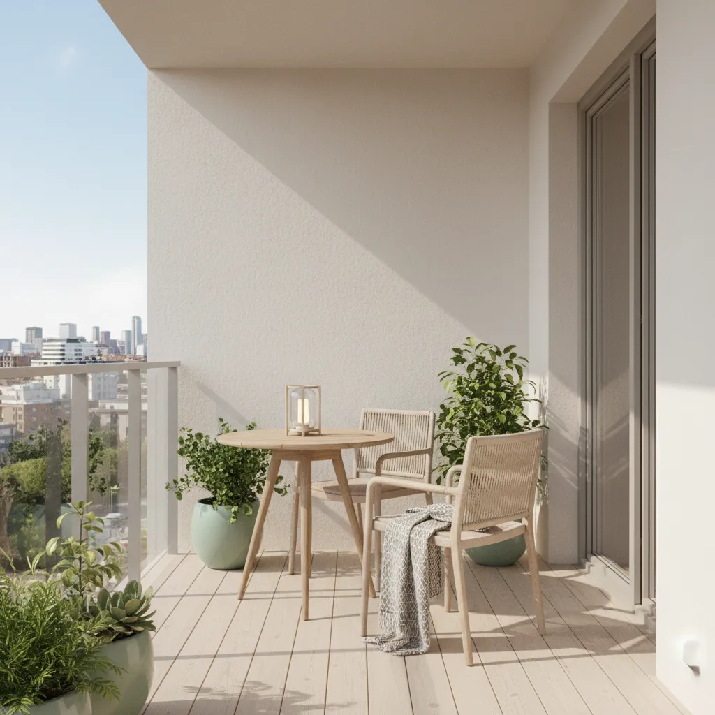 How Colors Can Make a Small Balcony Look Bigger