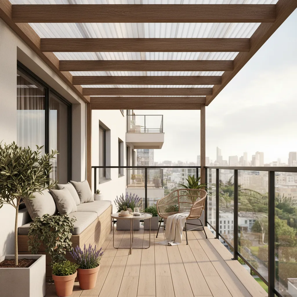 How to Optimise Shade, Airflow and Light in a Small Balcony Roof Design