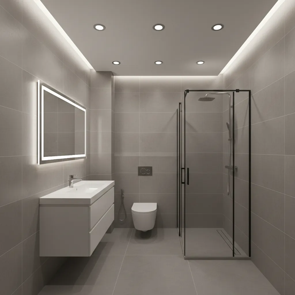 How to Optimise Lighting in Small Bathroom False Ceilings