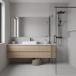 How to Make a Small Bathroom Look Better with Gray Paint