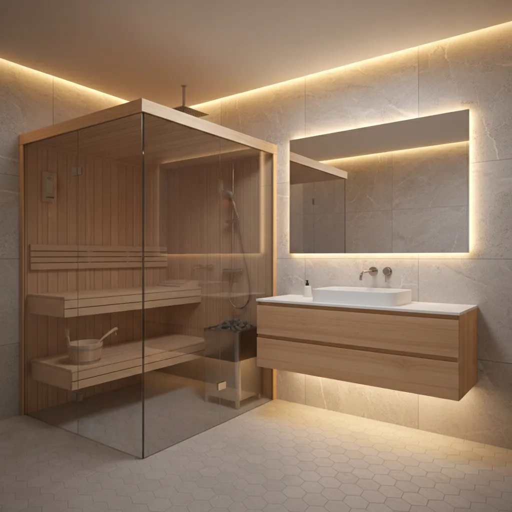 How to Optimize a Small Bathroom for a Home Sauna